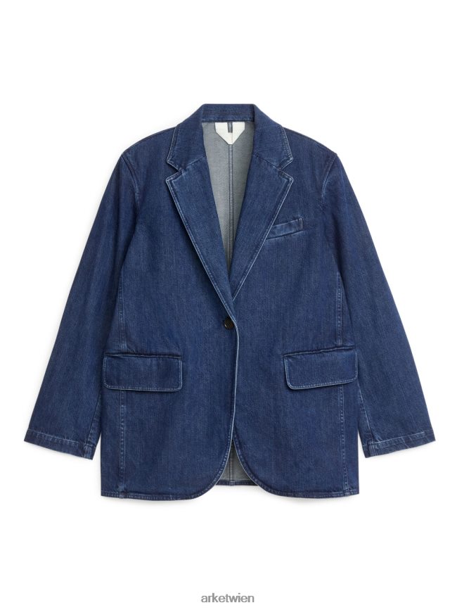 ARKET übergroßer Jeansblazer Blau Frauen 8RF08T491 Kleidung