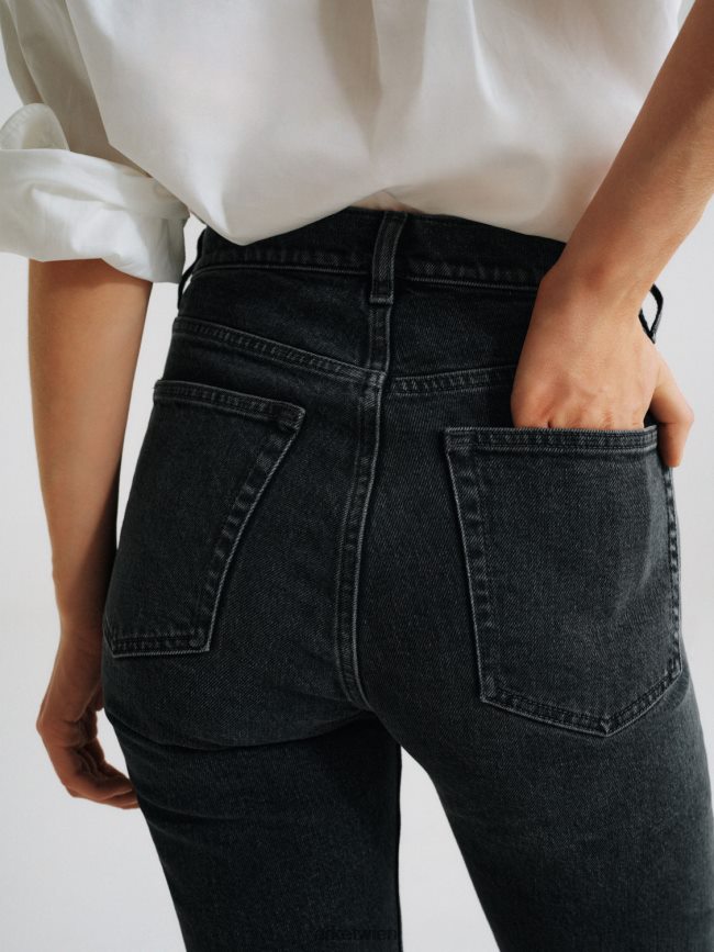 ARKET Gerade geschnittenes Popeline-Hemd Weiß Frauen 8RF08T16 Kleidung