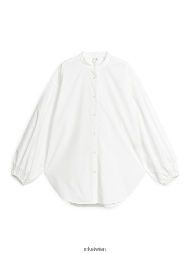 ARKET Popeline-Hemd Weiß Frauen 8RF08T58 Kleidung