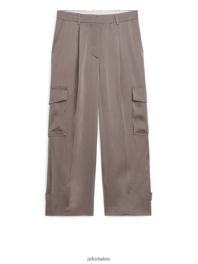 ARKET Cargohose aus Satin Mol Frauen 8RF08T200 Kleidung
