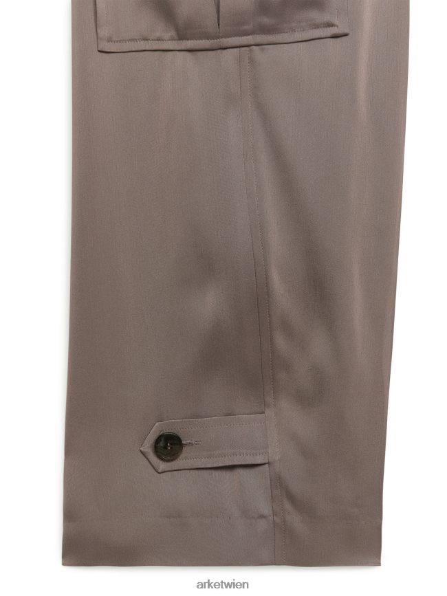 ARKET Cargohose aus Satin Mol Frauen 8RF08T200 Kleidung