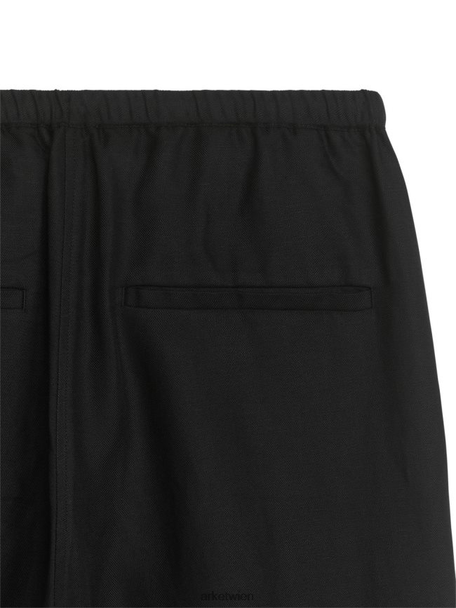 ARKET Fließende Cargohose Schwarz Frauen 8RF08T182 Kleidung