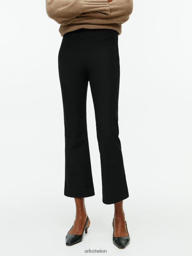 ARKET Kurze Hose aus Baumwollstretch Schwarz Frauen 8RF08T225 Kleidung