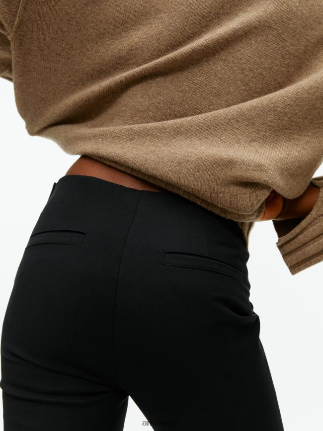 ARKET Kurze Hose aus Baumwollstretch Schwarz Frauen 8RF08T225 Kleidung