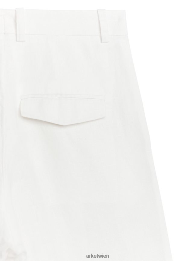 ARKET Leinenhose Weiß Frauen 8RF08T189 Kleidung