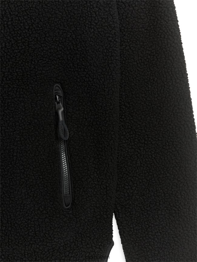ARKET Fleecejacke mit Reißverschluss Schwarz Frauen 8RF08T484 Kleidung