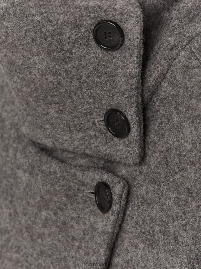 ARKET Kurzmantel aus Bouclé-Wolle Mol Frauen 8RF08T471 Kleidung