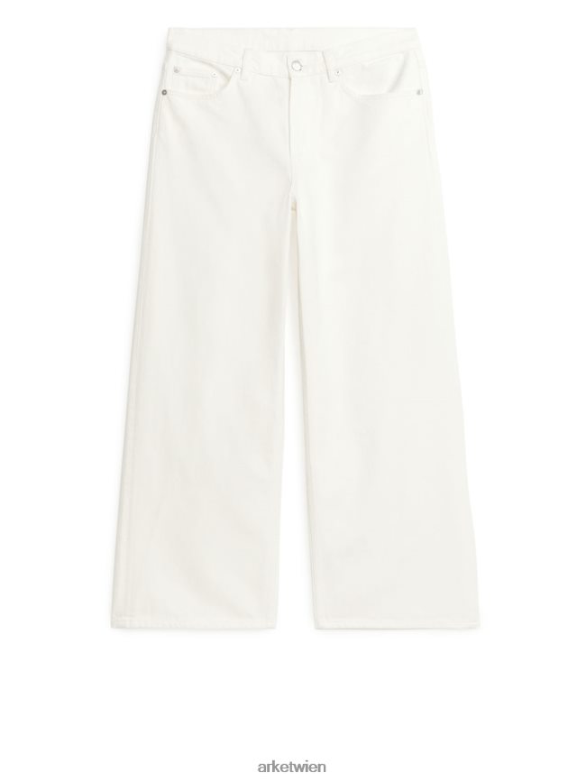 ARKET Cloud-Low-Loose-Jeans Weiß Frauen 8RF08T152 Kleidung