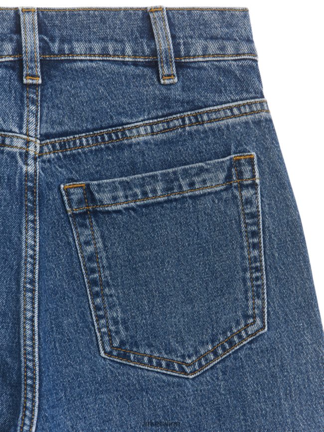 ARKET Lupine hoch ausgestellte Stretchjeans Blau Frauen 8RF08T156 Kleidung