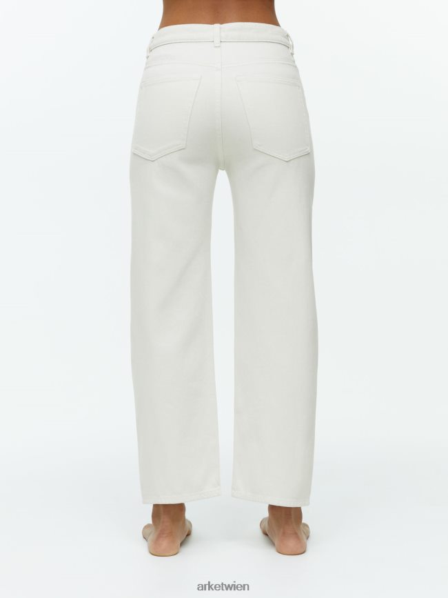 ARKET Rosa verkürzte, gerade Jeans Weiß Frauen 8RF08T142 Kleidung