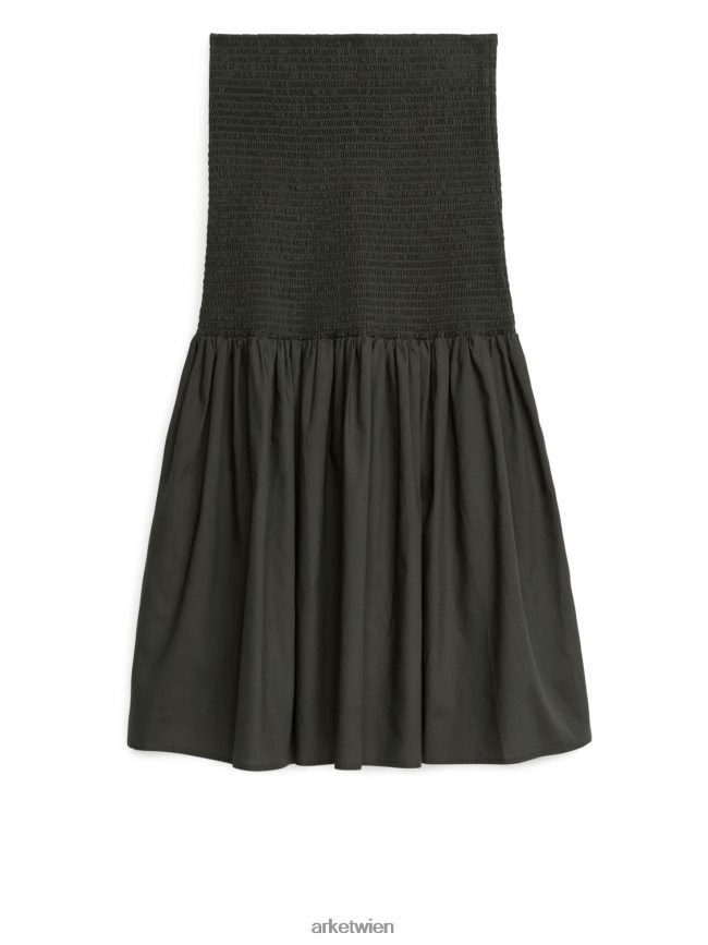 ARKET Hängerrock aus Lyocell-Mischung dunkelgrau Frauen 8RF08T255 Kleidung