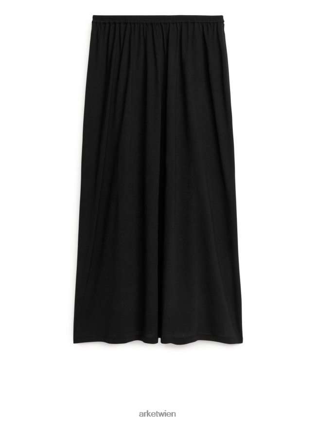 ARKET Jerseyrock Schwarz Frauen 8RF08T257 Kleidung