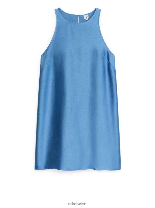 ARKET Kastenförmiges Minikleid Blau Frauen 8RF08T86 Kleidung
