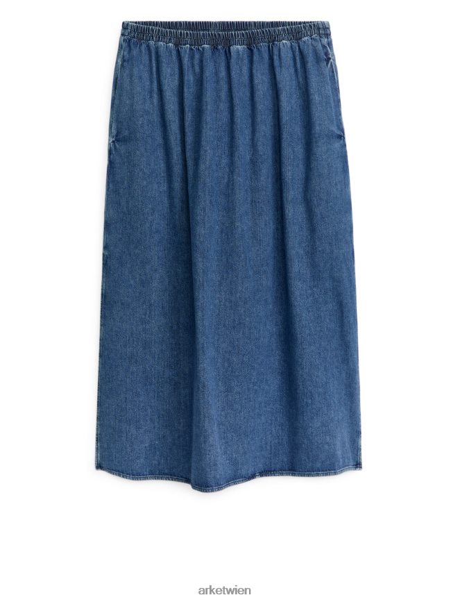 ARKET Maxi-Jeansrock Blau Frauen 8RF08T248 Kleidung