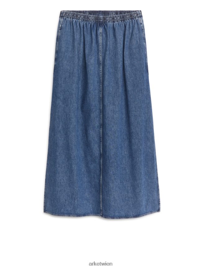 ARKET Maxi-Jeansrock Blau Frauen 8RF08T248 Kleidung