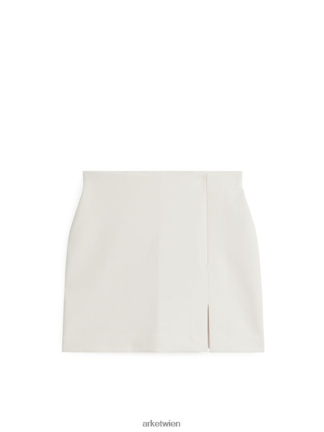 ARKET Minirock aus Jersey cremefarben Frauen 8RF08T239 Kleidung