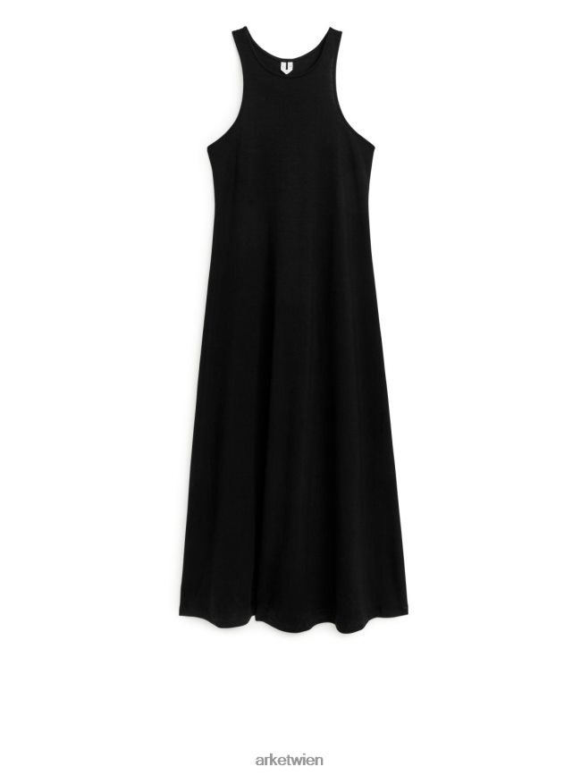 ARKET Strandkleid mit Racerback Schwarz Frauen 8RF08T112 Kleidung