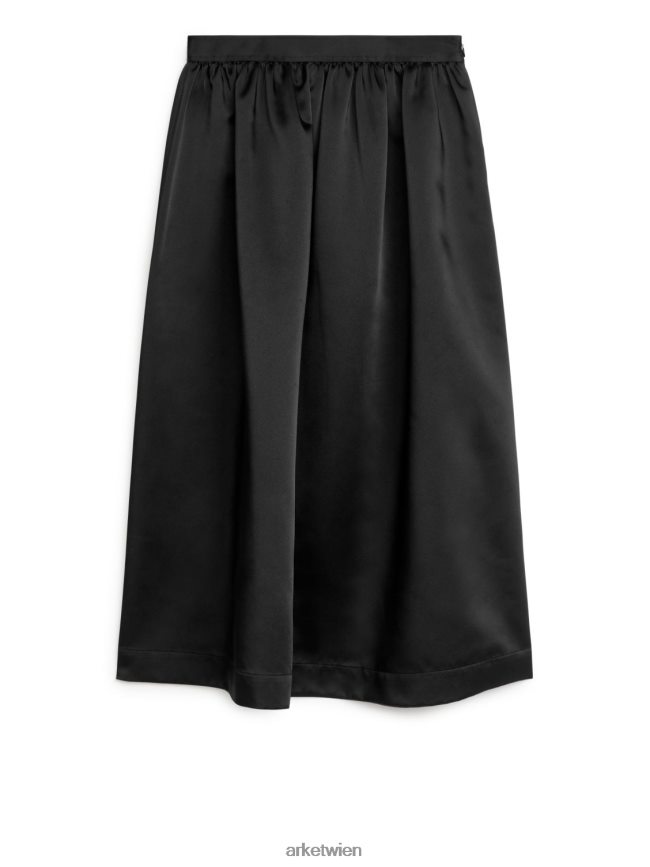 ARKET Taftrock Schwarz Frauen 8RF08T266 Kleidung