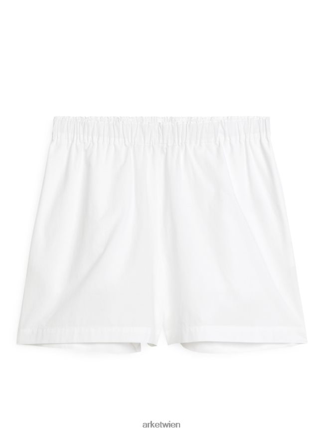 ARKET Anziehshorts aus Baumwolle Weiß Frauen 8RF08T185 Kleidung