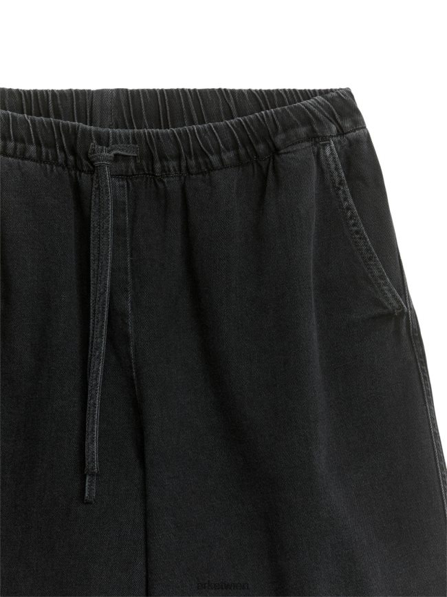 ARKET lässige Jeanshose schwarz gewaschen Frauen 8RF08T183 Kleidung