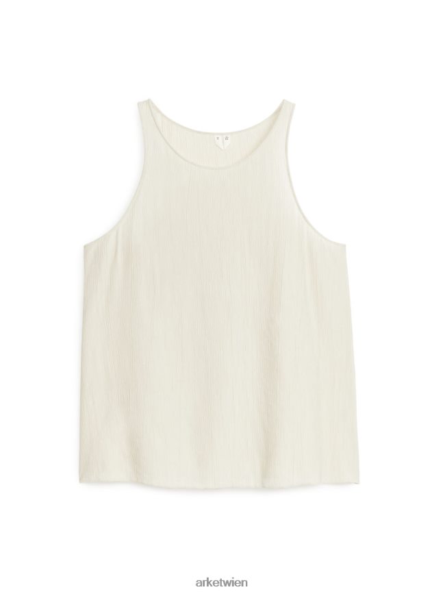 ARKET Gewebtes Tanktop cremefarben Frauen 8RF08T40 Kleidung