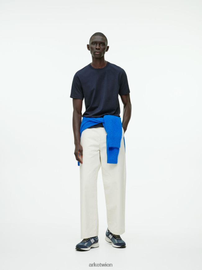 ARKET Mittelschweres T-Shirt Dunkelblau Frauen 8RF08T991 Kleidung