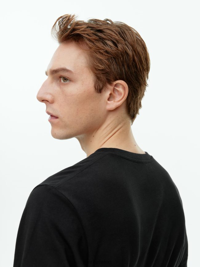 ARKET Mittelschweres T-Shirt Schwarz Frauen 8RF08T992 Kleidung