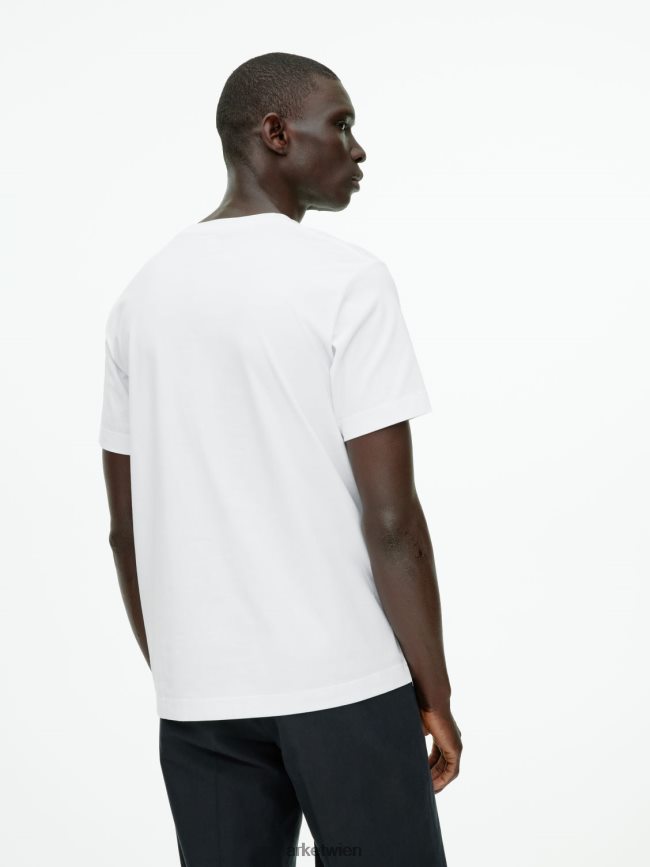 ARKET Mittelschweres T-Shirt Weiß Frauen 8RF08T987 Kleidung