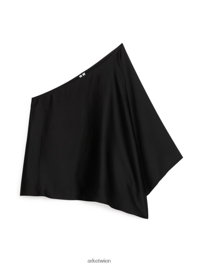 ARKET asymmetrisches Oberteil Schwarz Frauen 8RF08T30 Kleidung