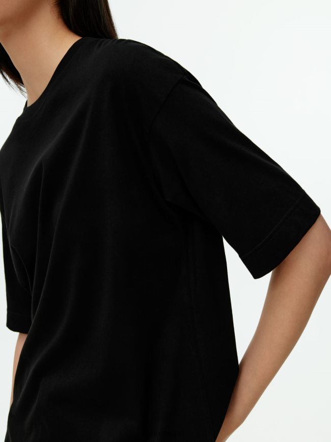 ARKET übergroßes T-Shirt Schwarz Frauen 8RF08T389 Kleidung