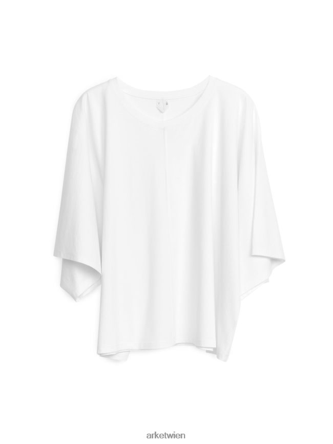 ARKET entspanntes T-Shirt Weiß Frauen 8RF08T297 Kleidung