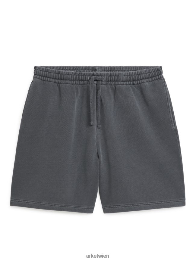 ARKET French-Terry-Shorts dunkelgrau Frauen 8RF08T273 Kleidung