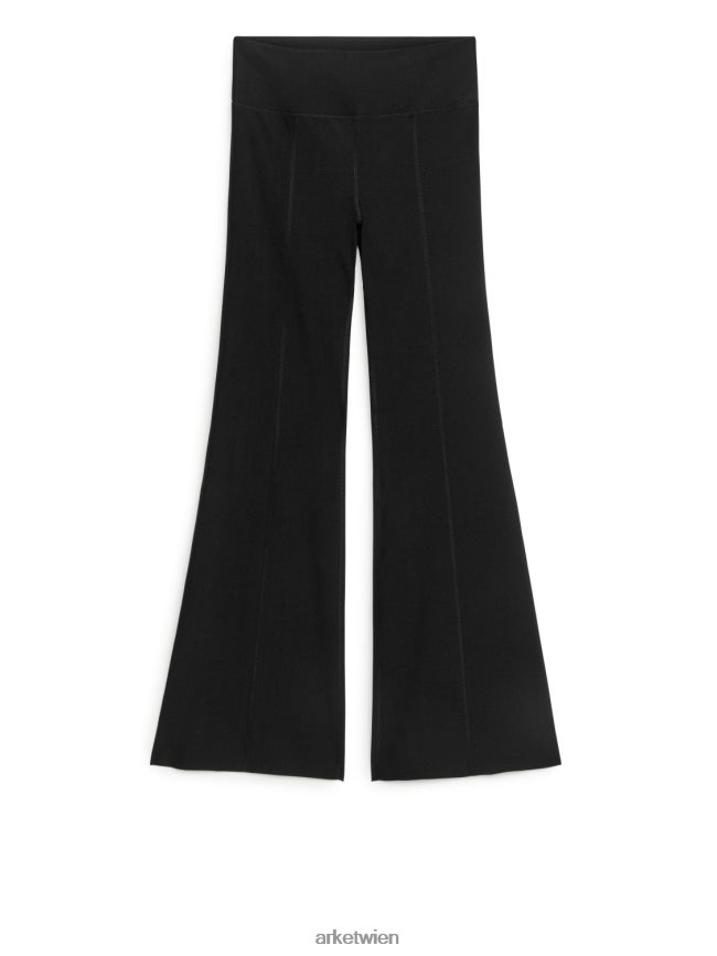 ARKET ausgestellte Leggings Schwarz Frauen 8RF08T195 Kleidung