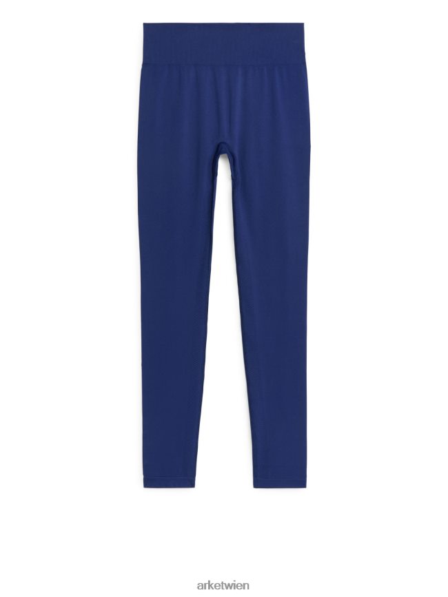 ARKET nahtlose Yoga-Strumpfhose Blau Frauen 8RF08T509 Kleidung