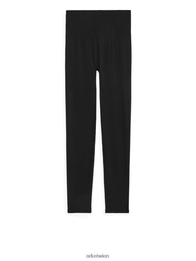 ARKET nahtlose Yoga-Strumpfhose Schwarz Frauen 8RF08T504 Kleidung
