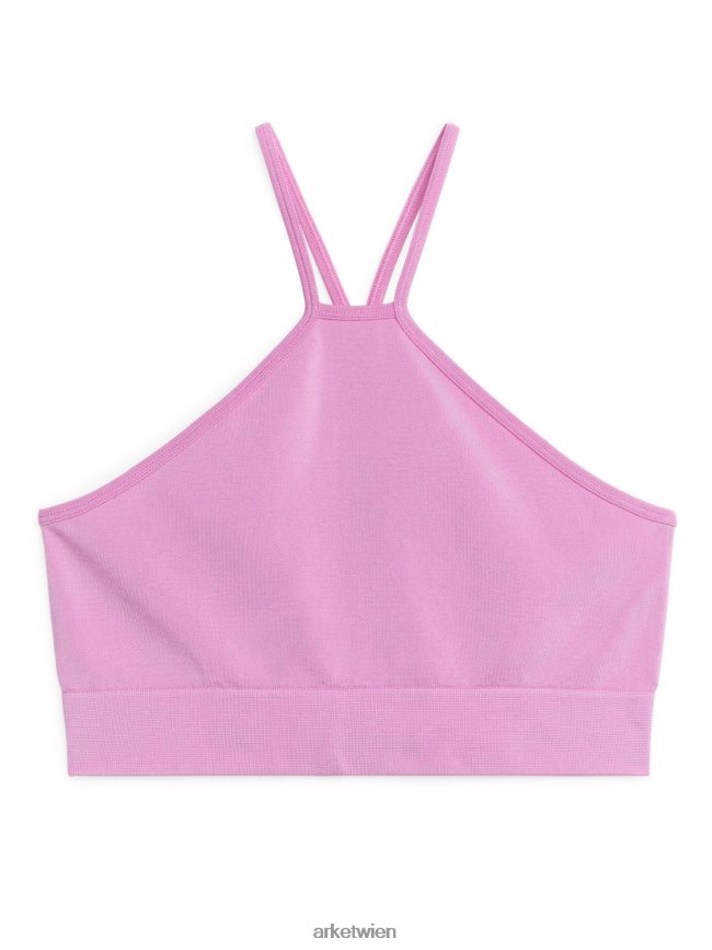 ARKET nahtloses Sporttop Rosa Frauen 8RF08T501 Kleidung