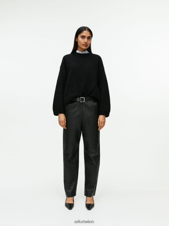 ARKET Pullover aus Alpakamischung Schwarz Frauen 8RF08T403 Kleidung