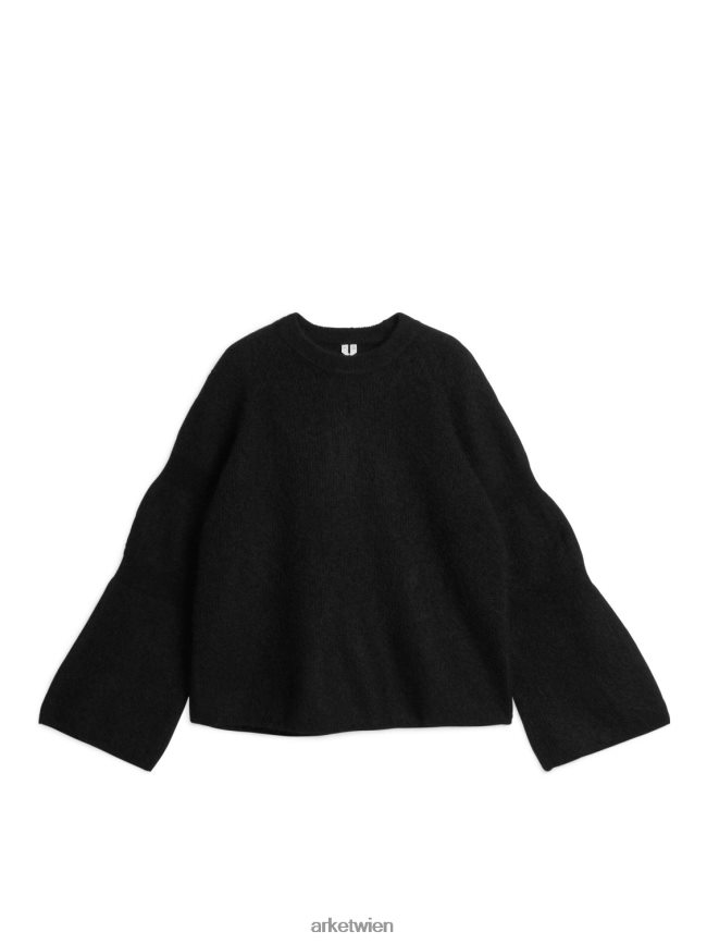 ARKET Pullover aus Mohairmischung Schwarz Frauen 8RF08T430 Kleidung