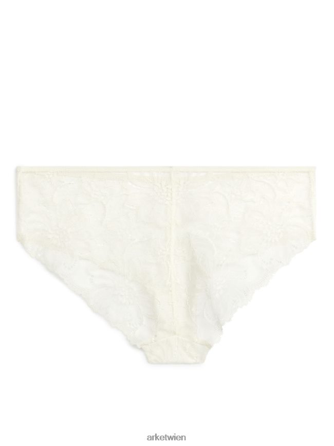 ARKET Hipster aus Spitze cremefarben Frauen 8RF08T554 Kleidung
