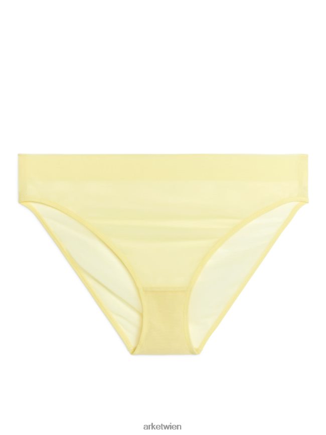 ARKET Mesh-Slip Gelb Frauen 8RF08T547 Kleidung