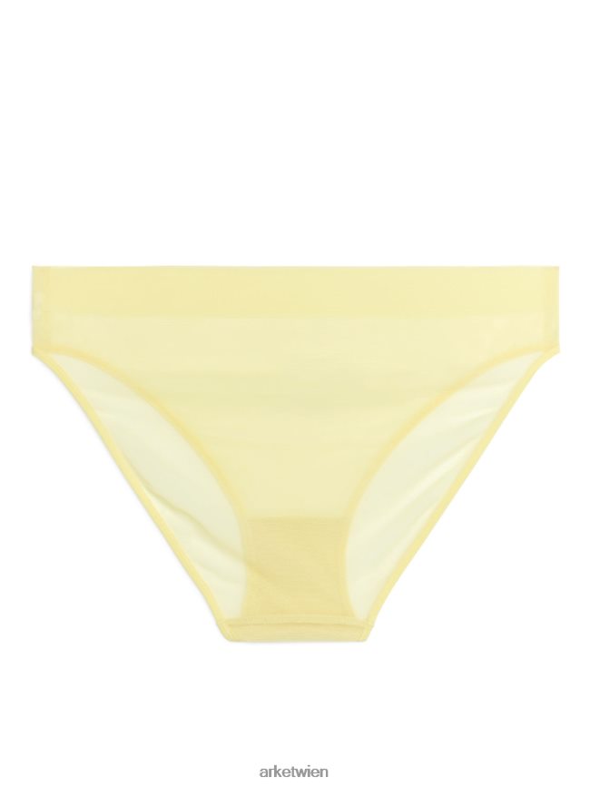 ARKET Mesh-Slip Gelb Frauen 8RF08T547 Kleidung