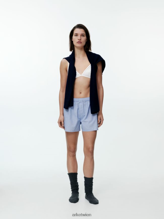 ARKET Soft-BH aus Baumwolle Weiß Frauen 8RF08T552 Kleidung