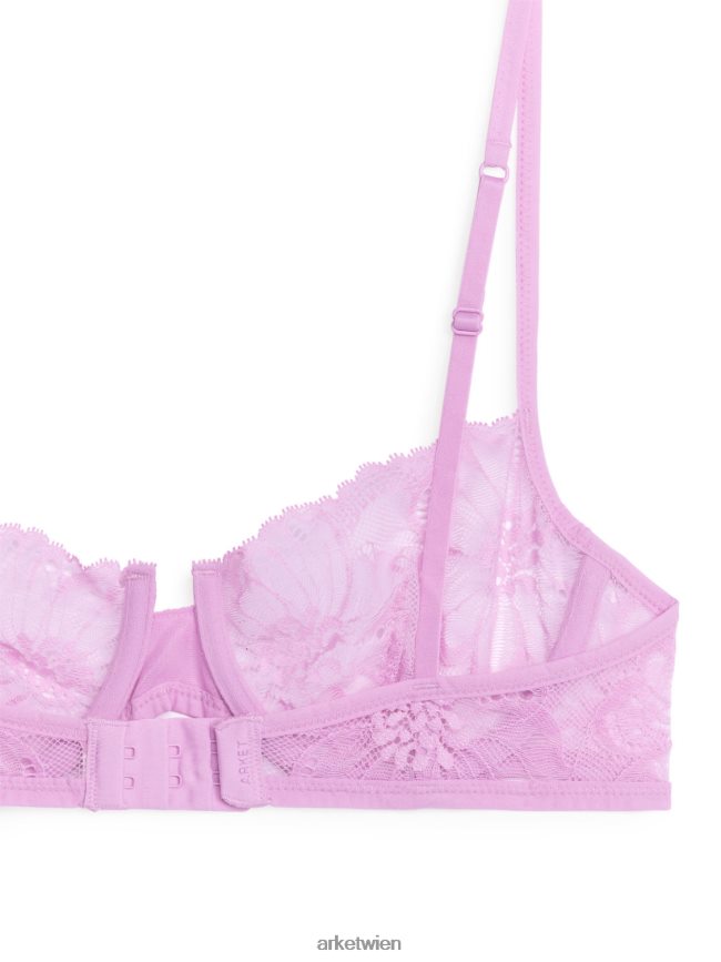 ARKET Spitzen-BH mit Draht Rosa Frauen 8RF08T549 Kleidung