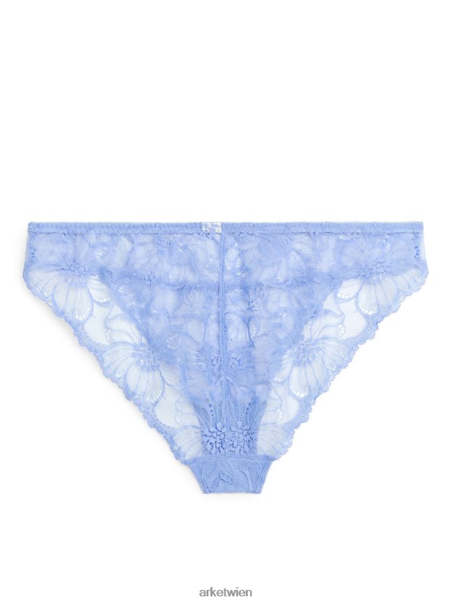 ARKET Spitzen-Slips Blau Frauen 8RF08T556 Kleidung
