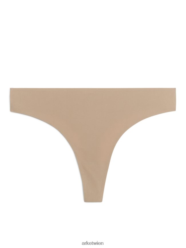ARKET nahtlose Tangas Beige Frauen 8RF08T546 Kleidung