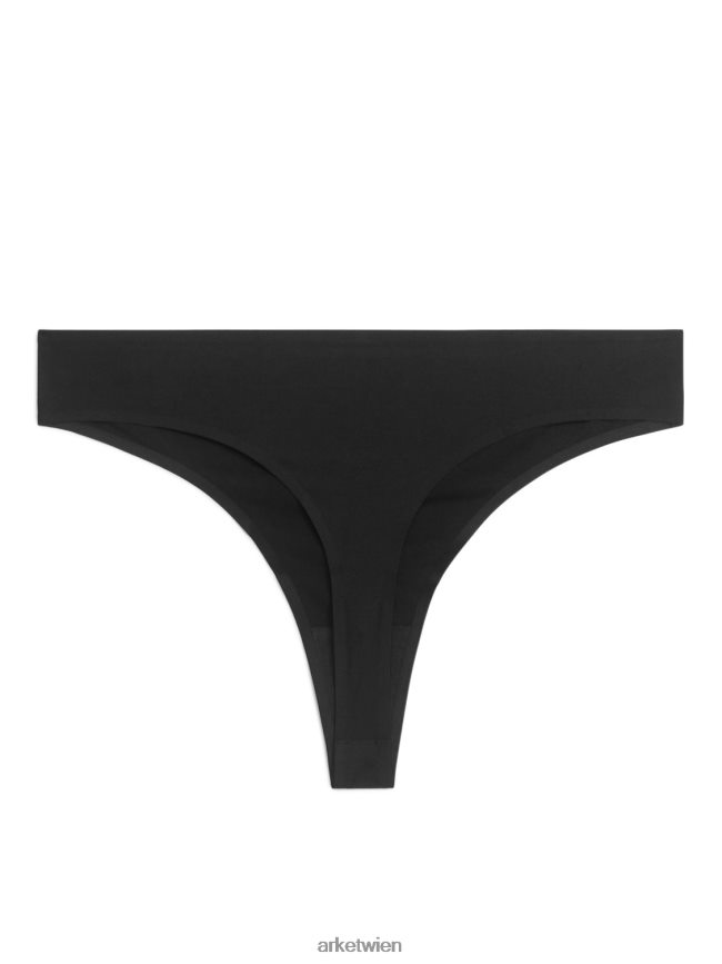 ARKET nahtlose Tangas Schwarz Frauen 8RF08T543 Kleidung