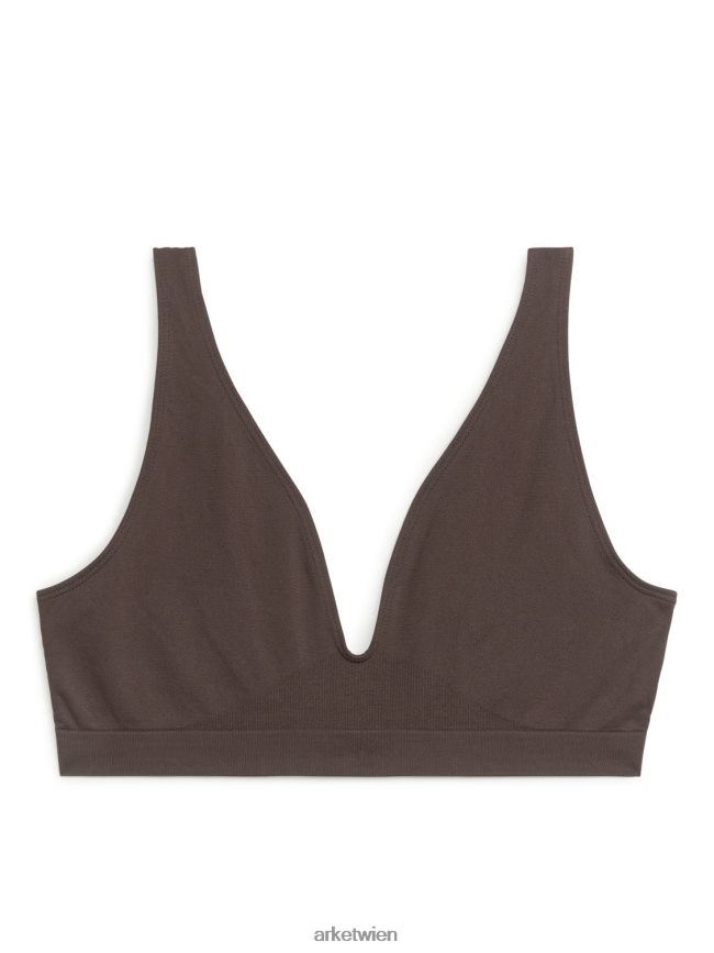 ARKET nahtloser Soft-BH braun Frauen 8RF08T542 Kleidung