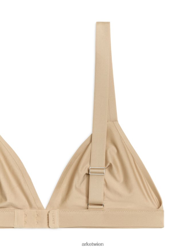 ARKET weicher Triangel-BH Beige Frauen 8RF08T545 Kleidung