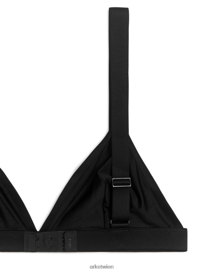 ARKET weicher Triangel-BH Schwarz Frauen 8RF08T544 Kleidung