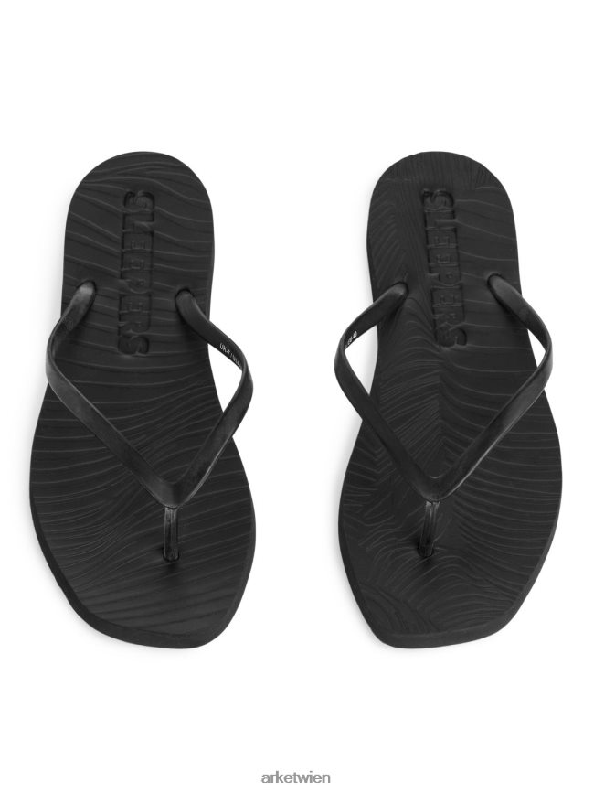 ARKET Schläfer, sich verjüngende Flip-Flops Schwarz Frauen 8RF08T709 Schuhwerk